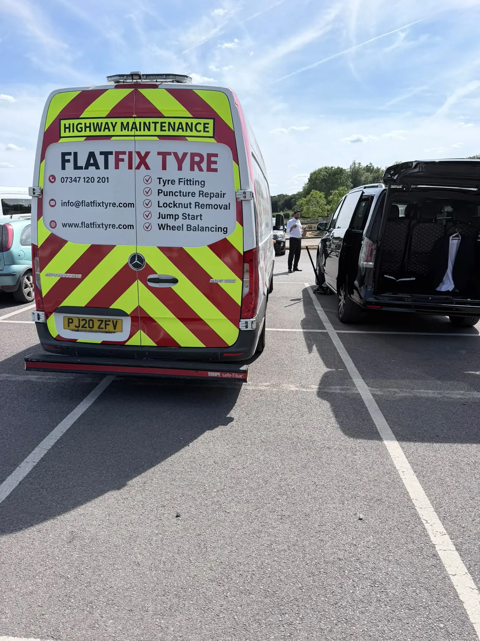 Mobile tyre fitting service