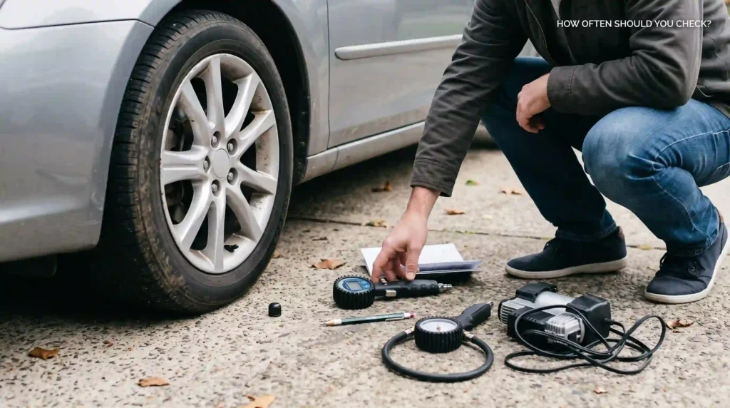 How often should you check your car tyre pressure in London