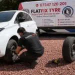 Fast emergency mobile tyre replacement roadside in London