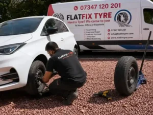 Fast emergency mobile tyre replacement roadside in London