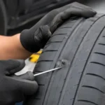 Mobile puncture inspection and tyre repair service in London