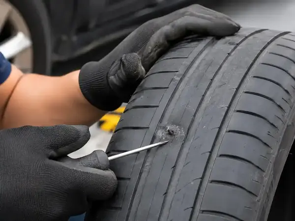 Mobile puncture inspection and tyre repair service in London