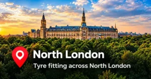 FlatFix Tyre mobile tyre fitting coverage across North London boroughs